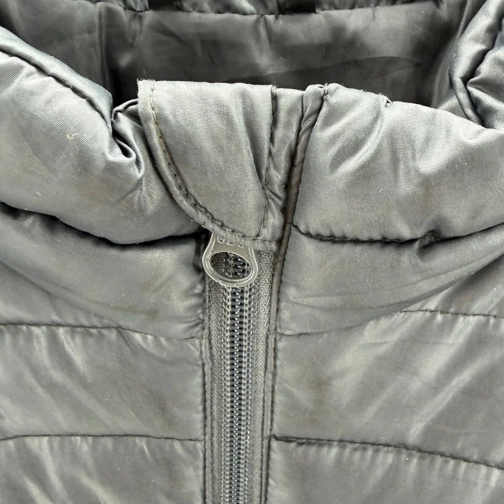 Old Navy Puffer Jacket Kids L 10-12 Navy Blue Excellent Frost Free Quilted Zip